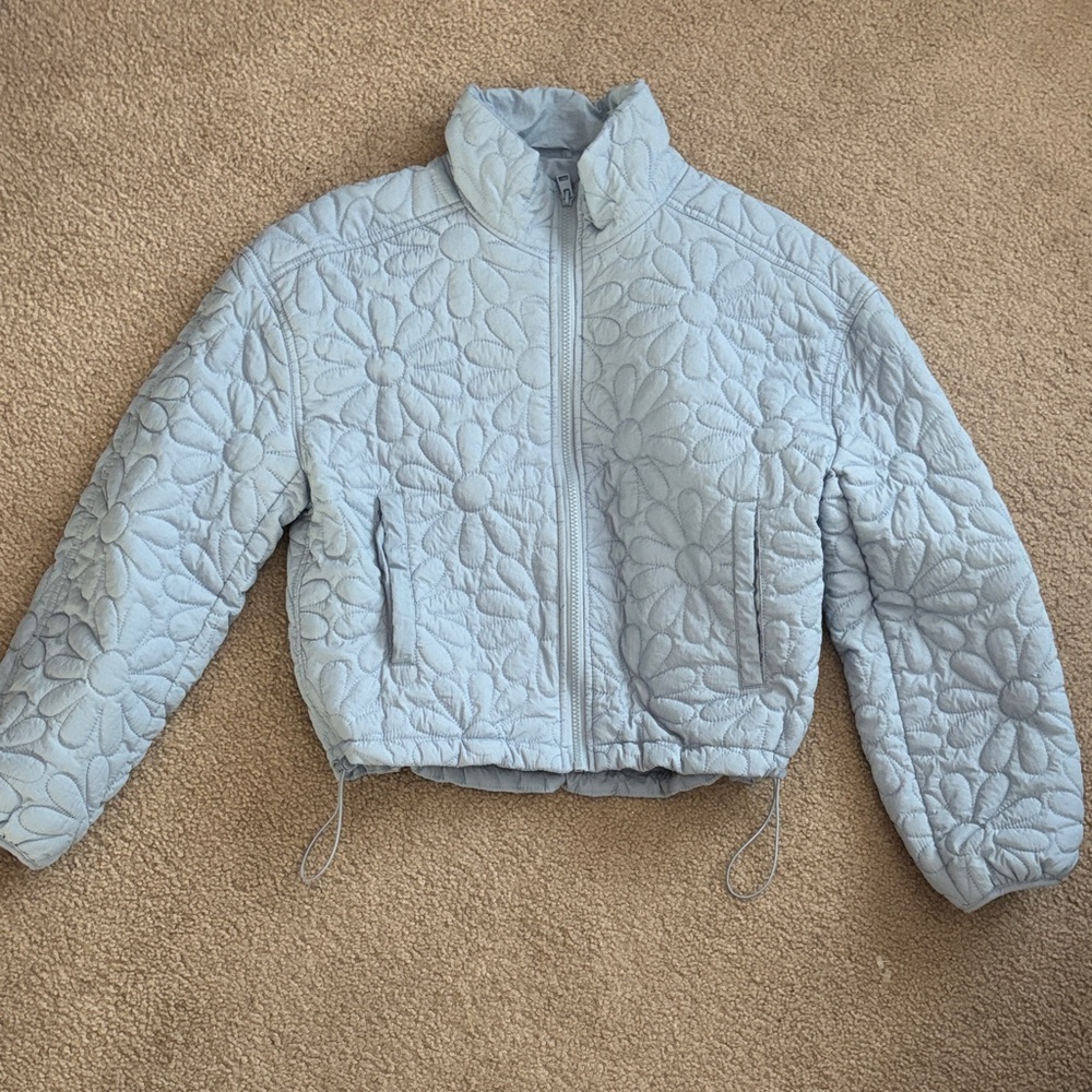 Love Tree Ultra Light blue Quilted Jacket